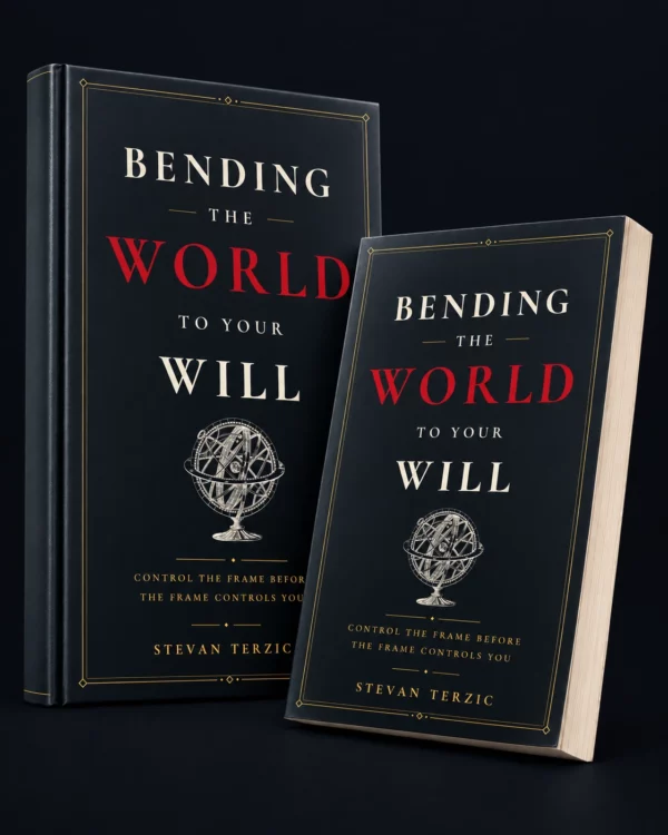 The paperback and hardcover editions of Bending the World to Your Will
