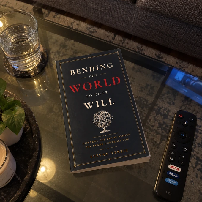 AI-created owner-style book photograph 2: Bending the World to Your Will