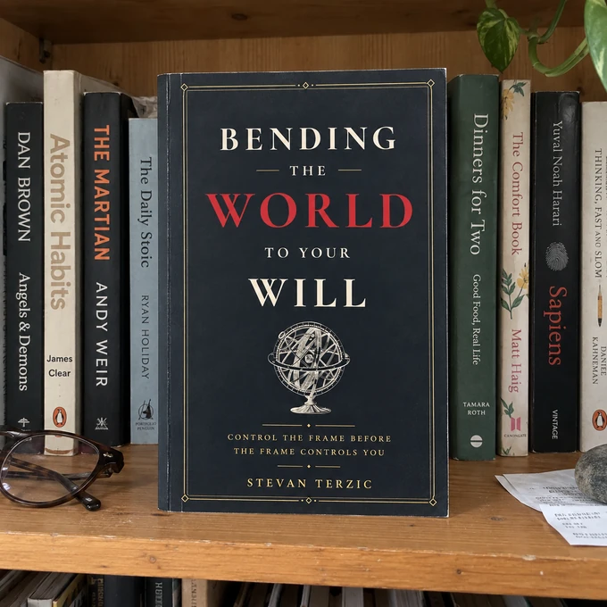AI-created owner-style book photograph 3: Bending the World to Your Will