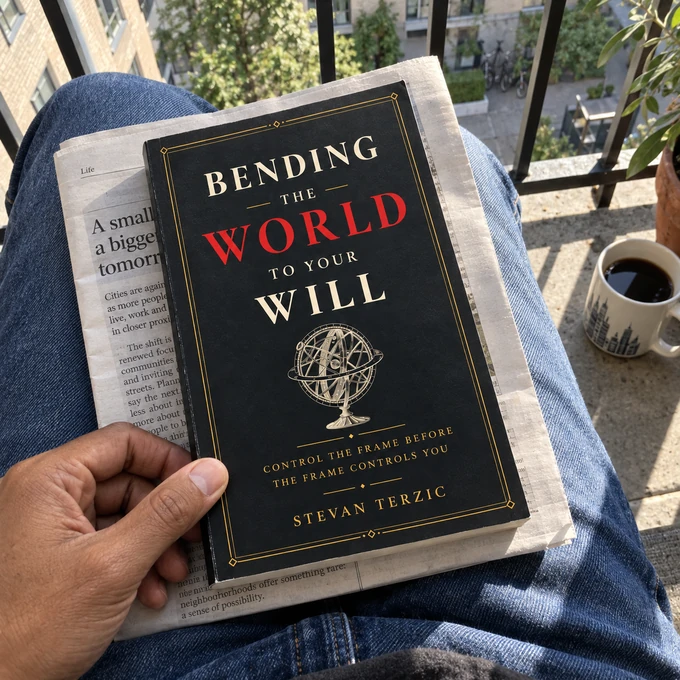 AI-created owner-style book photograph 20: Bending the World to Your Will