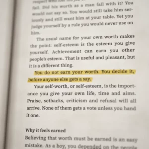 You do not earn your worth. You decide it, before anyone else gets a say.