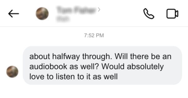 Message from a reader, 3 of 20