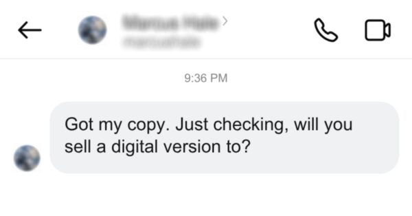 Message from a reader, 6 of 20