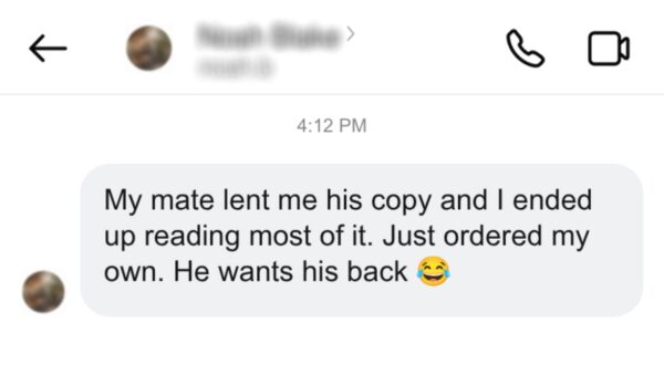 Message from a reader, 7 of 20