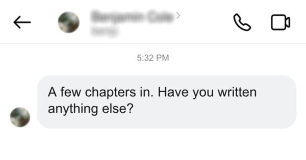 Message from a reader, 12 of 20