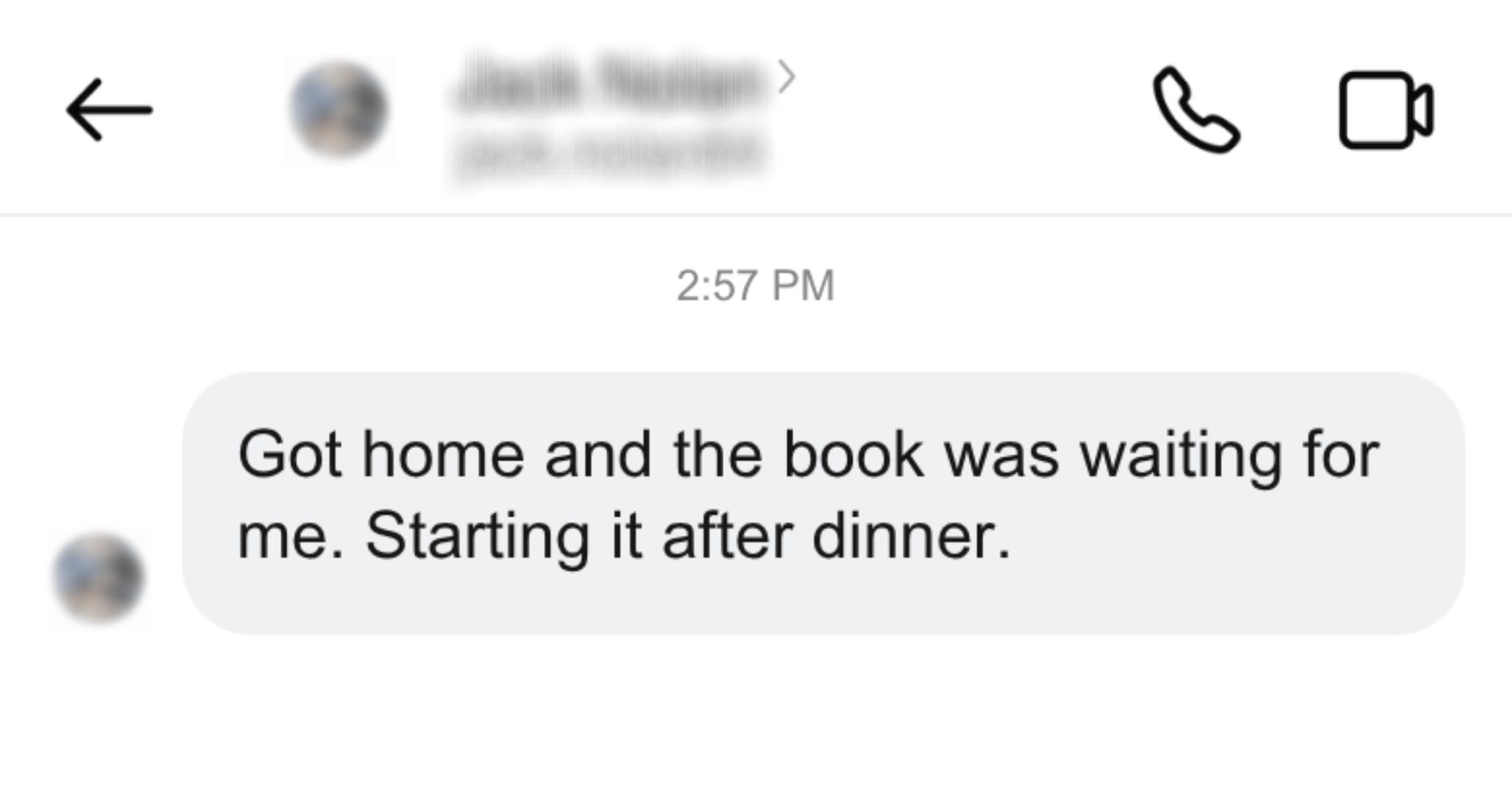 Book message 13