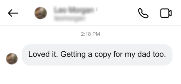 Message from a reader, 19 of 20